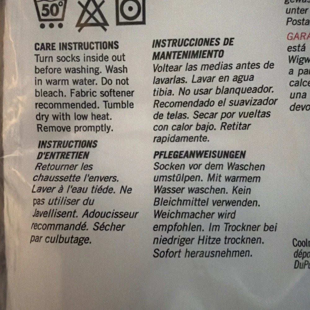Wigwam item specifics